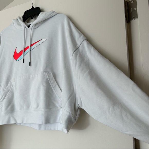 Women’s NIKE Cropped Hoodie Sweatshirt - Picture 7 of 11